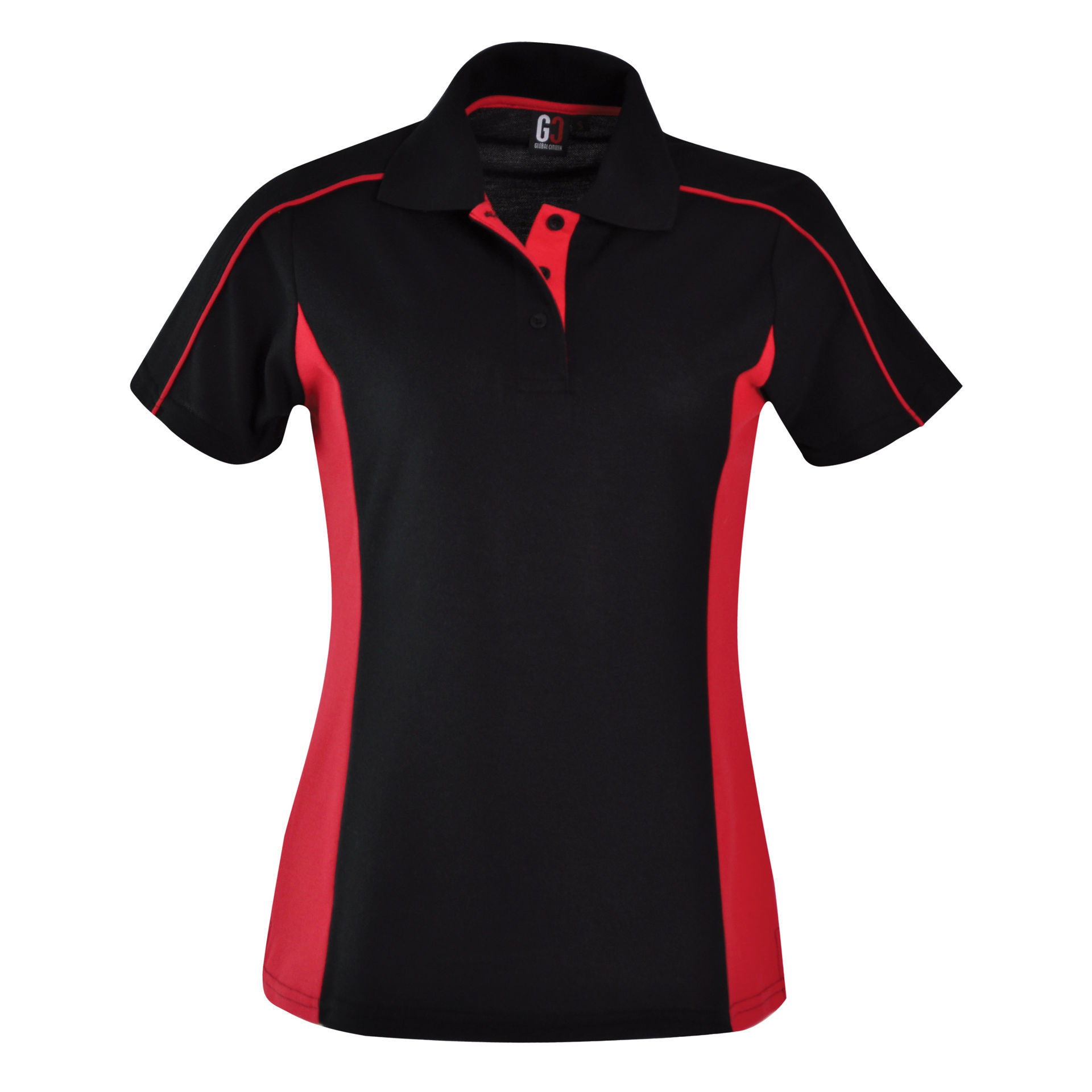 Ladies’ Stratus Polo - Black / Lime - End Of Range