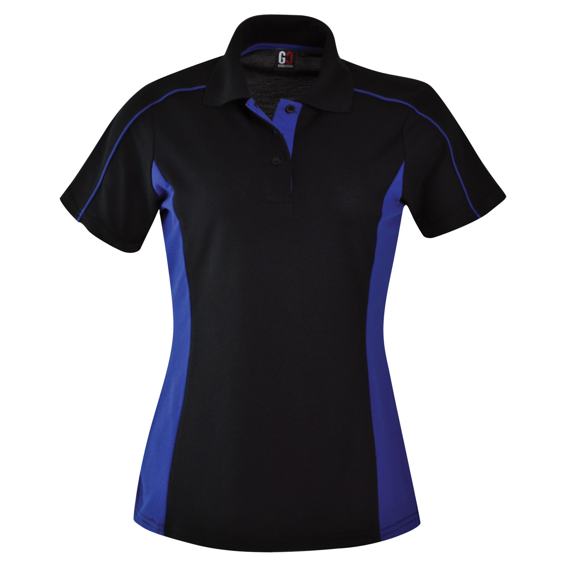 Ladies’ Stratus Polo - Black / Lime - End Of Range - Image 2