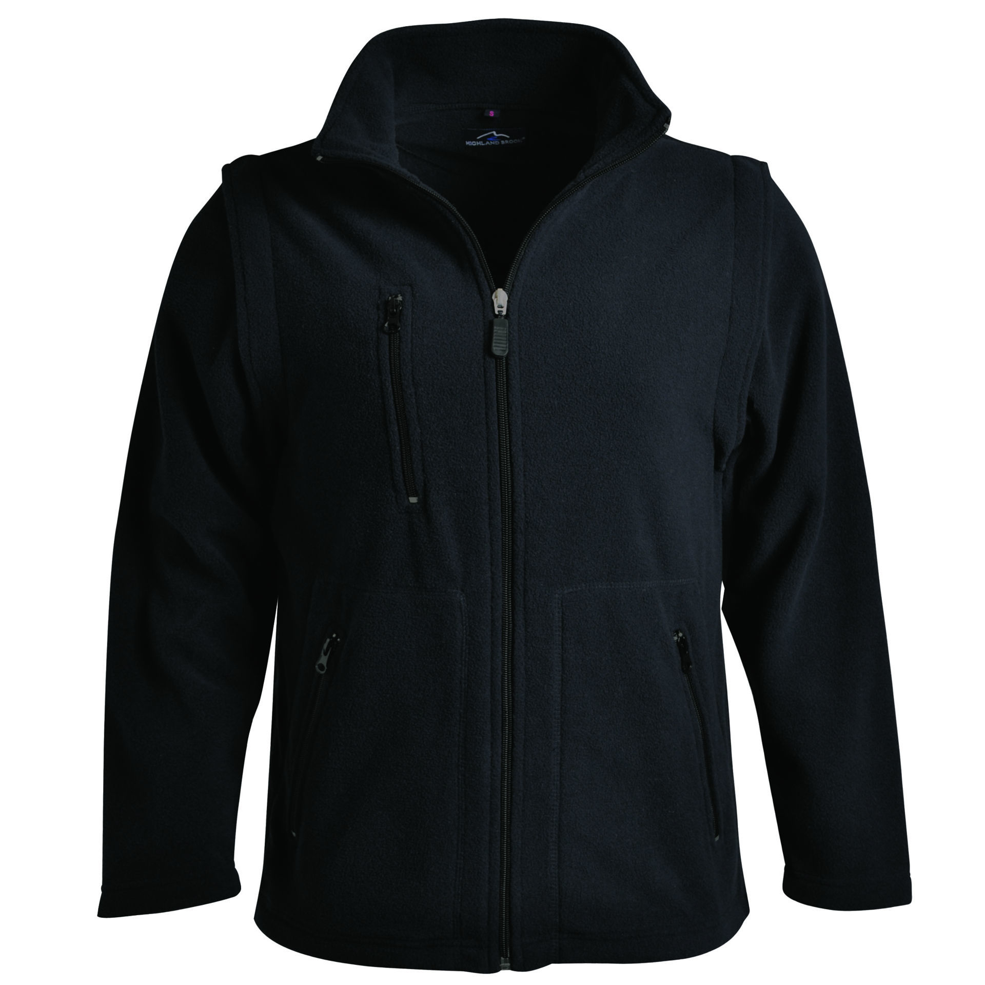 Ladies’ Zip Off Sleeve Polar Fleece - Stone - While Stocks Last