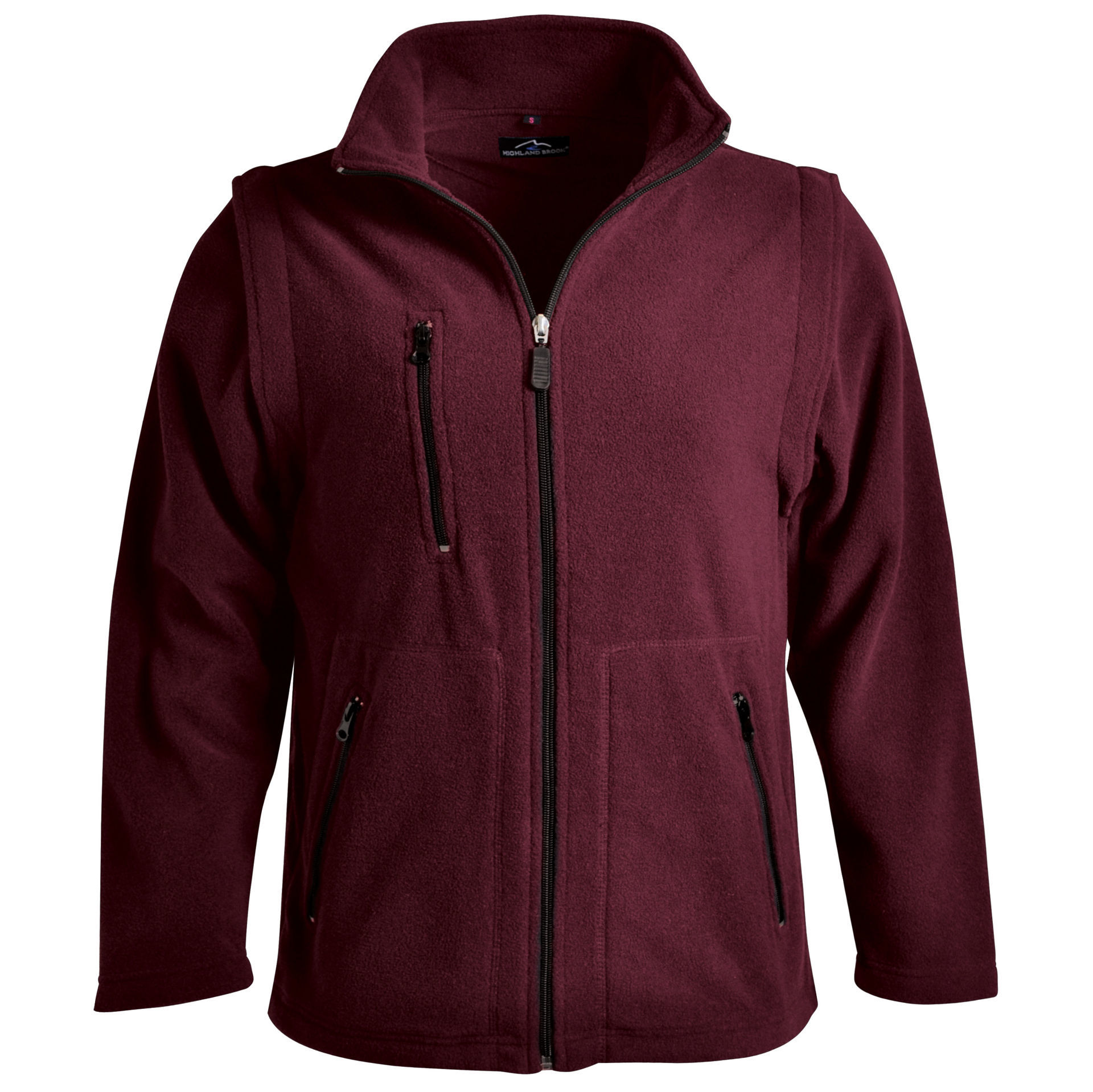 Ladies’ Zip Off Sleeve Polar Fleece - Stone - While Stocks Last - Image 2