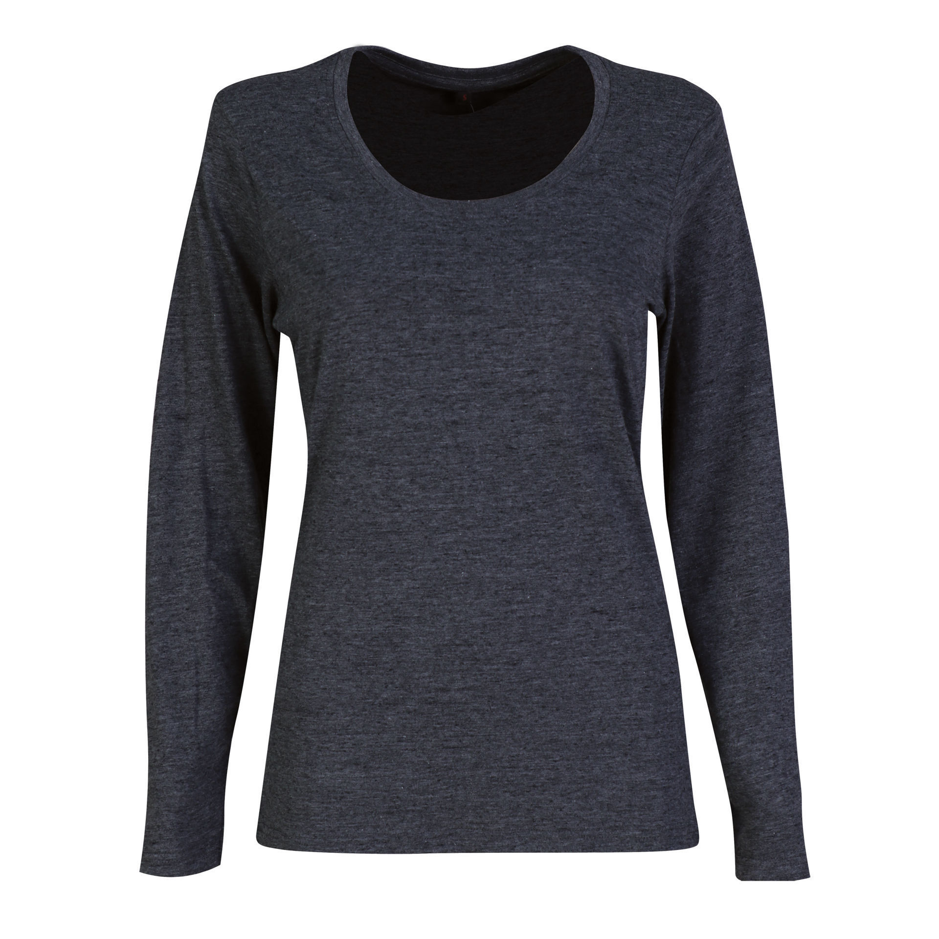 Ladies’ 150g Fashion Fit T-Shirt - long sleeve -White - End Of Range - Image 3