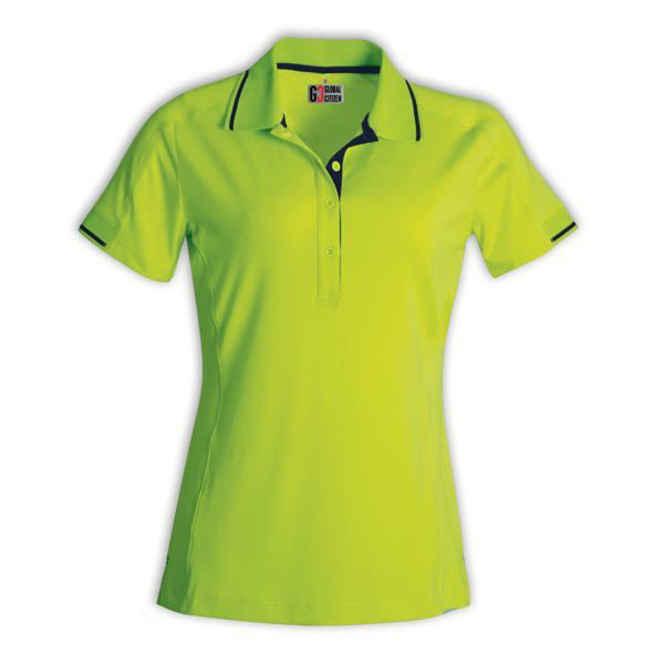 Ladies’ Synergy Polo - Red/Black - End Of Range