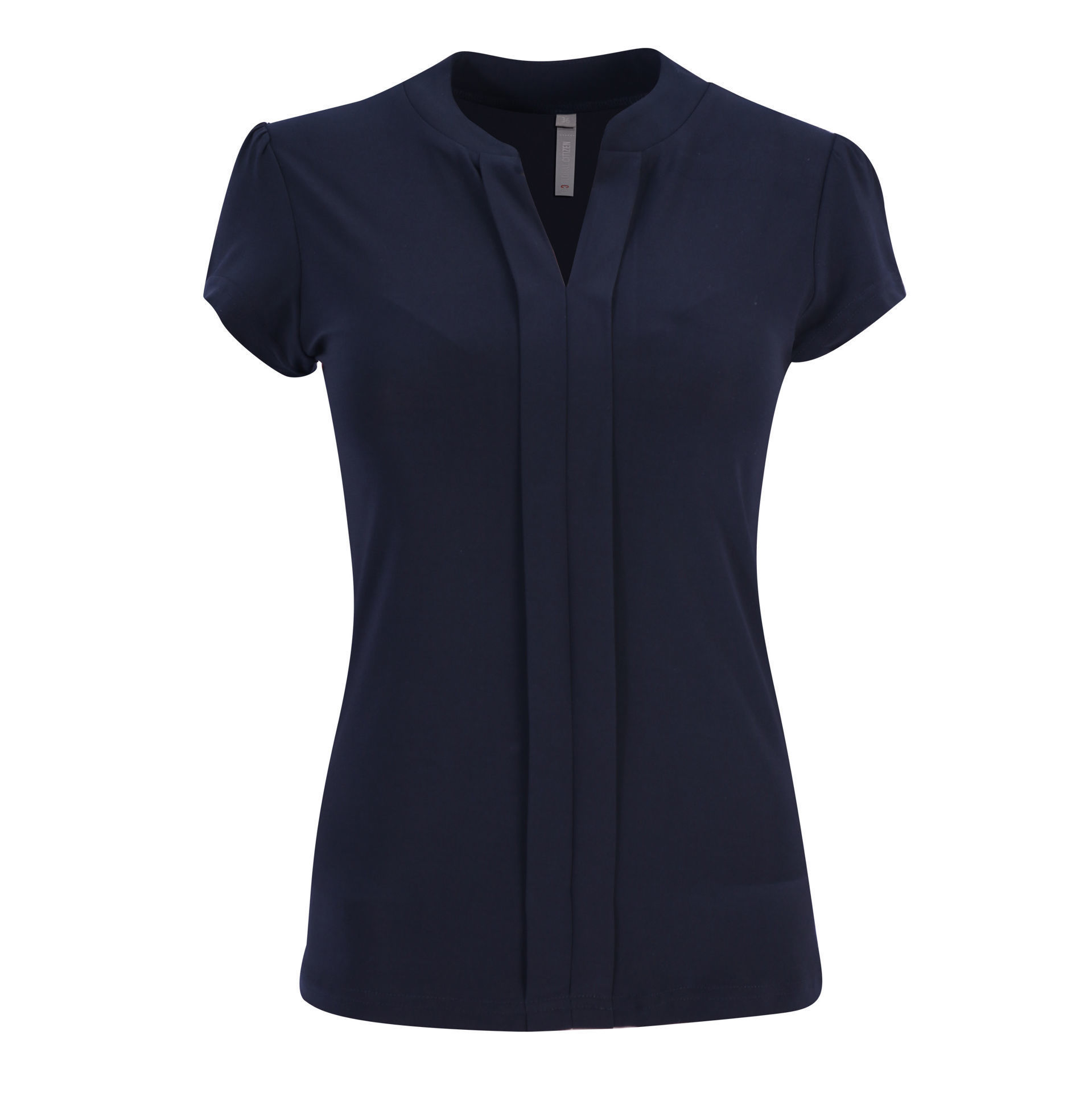 Emma Blouse - Short Sleeve - Navy - End Of Range