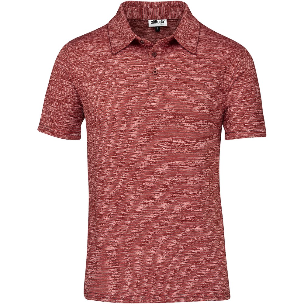 Mens Echo Golf Shirt - Red