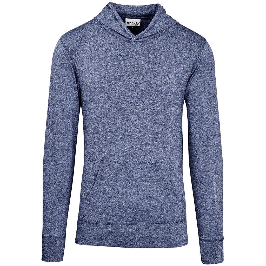 Mens Fitness Lightweight Hooded Sweater - Navy