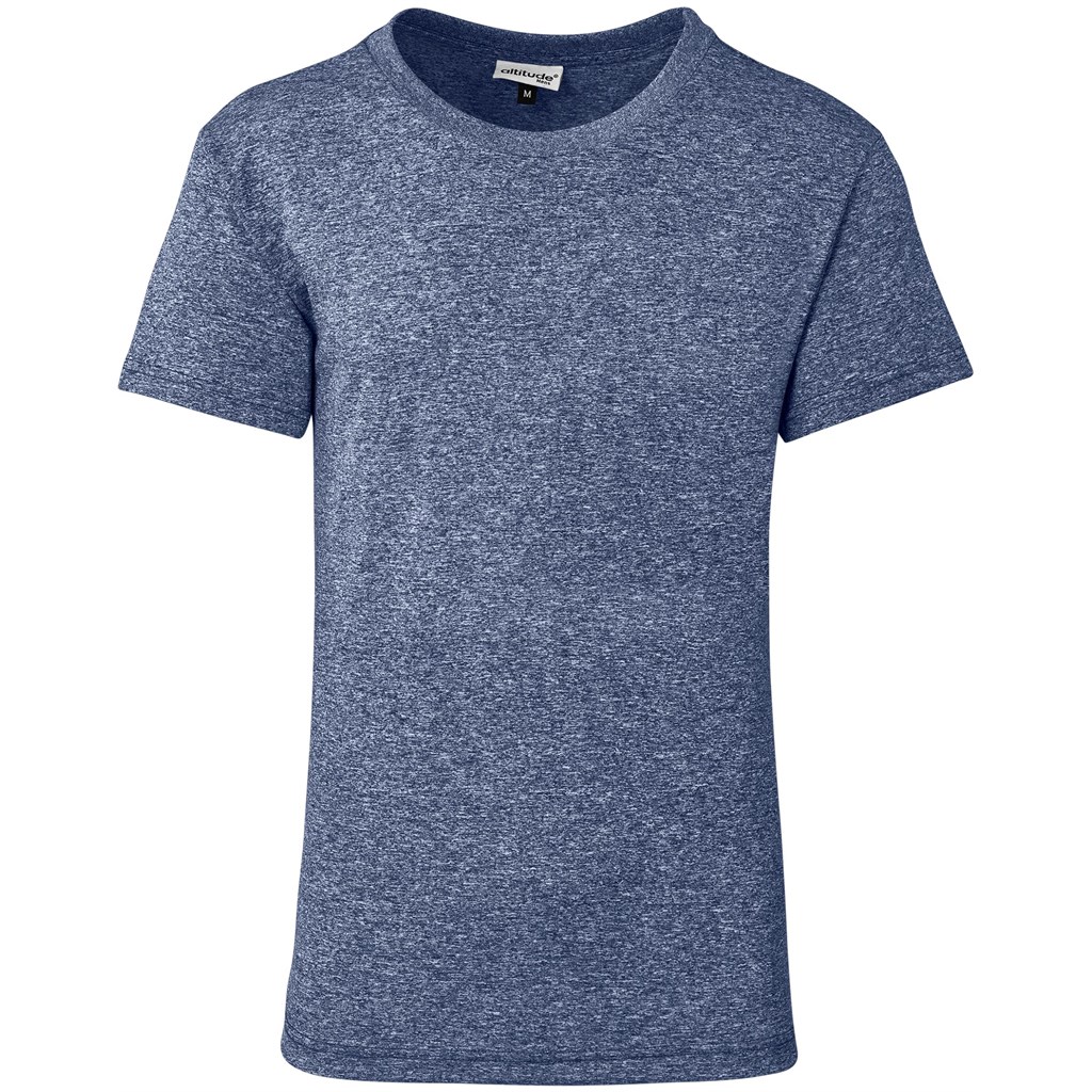 Mens Oregon Melange T-Shirt - Navy