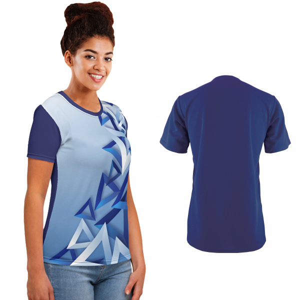 Ladies Miami Birdseye Crew Neck with FC Front-3XL