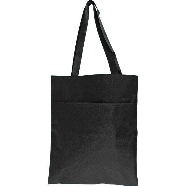 Shoulder Shopper Bag with Pocket + 1 Col - Image 5