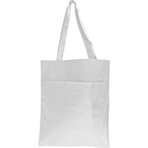 Shoulder Shopper Bag with Pocket + 1 Col - Image 11