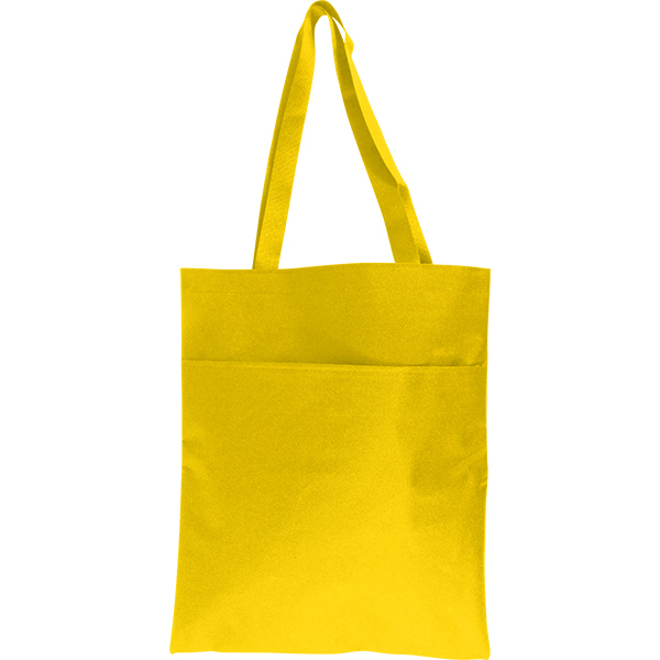Shoulder Shopper Bag with Pocket + 1 Col - Image 3