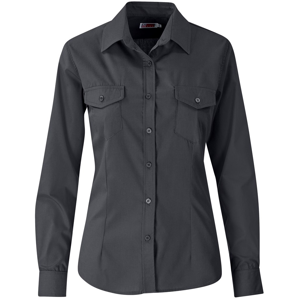 Ladies Long Sleeve Kensington Shirt - Image 4