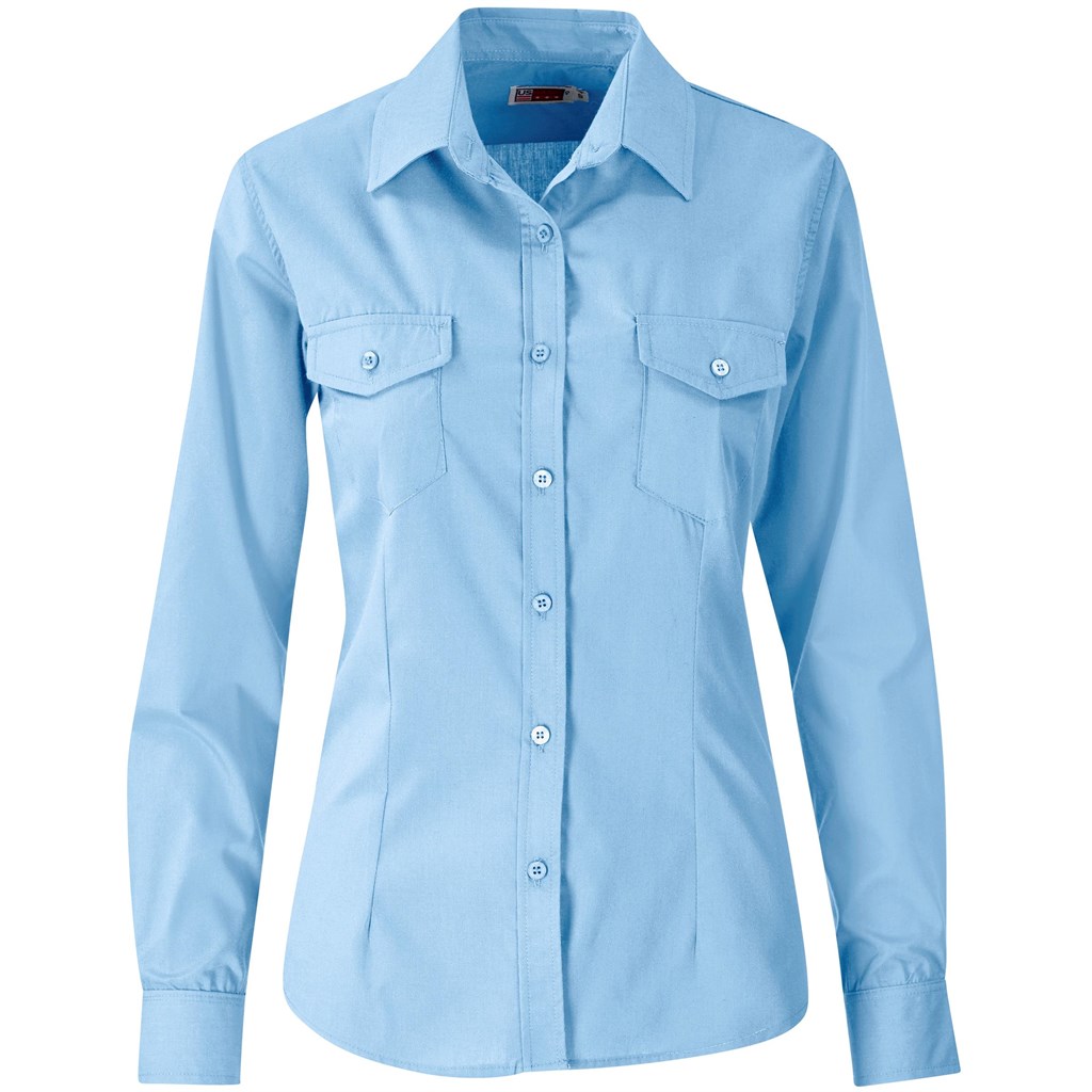Ladies Long Sleeve Kensington Shirt - Image 5