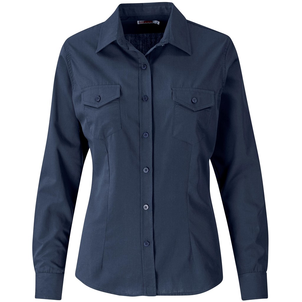 Ladies Long Sleeve Kensington Shirt - Image 2