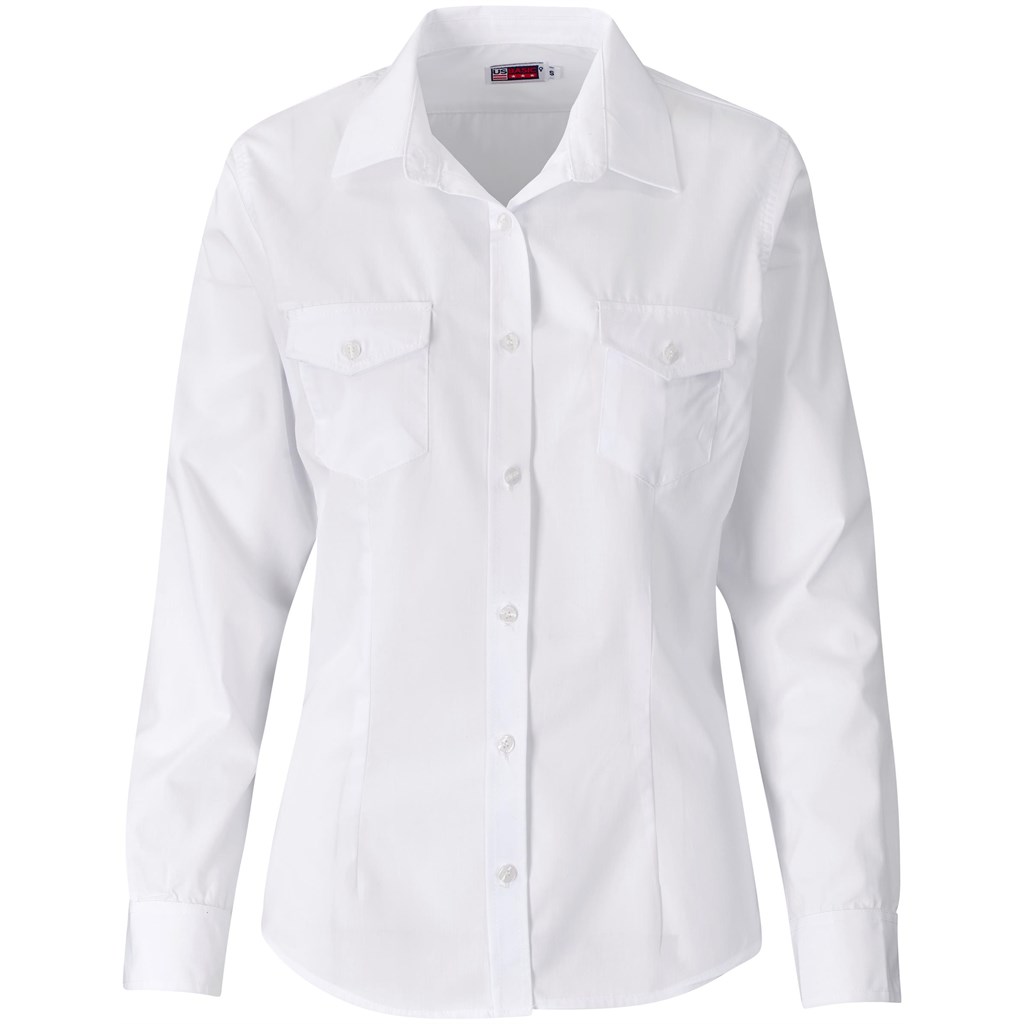 Ladies Long Sleeve Kensington Shirt - Image 3