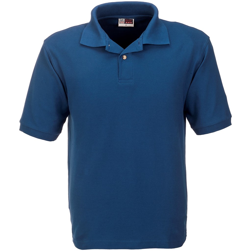 Mens Boston Golf Shirt - Blue
