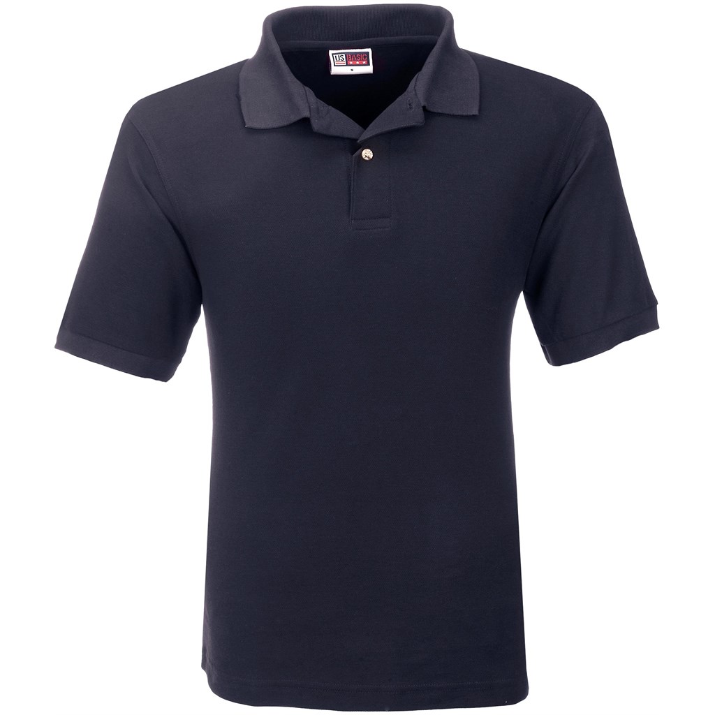 Mens Boston Golf Shirt - Navy