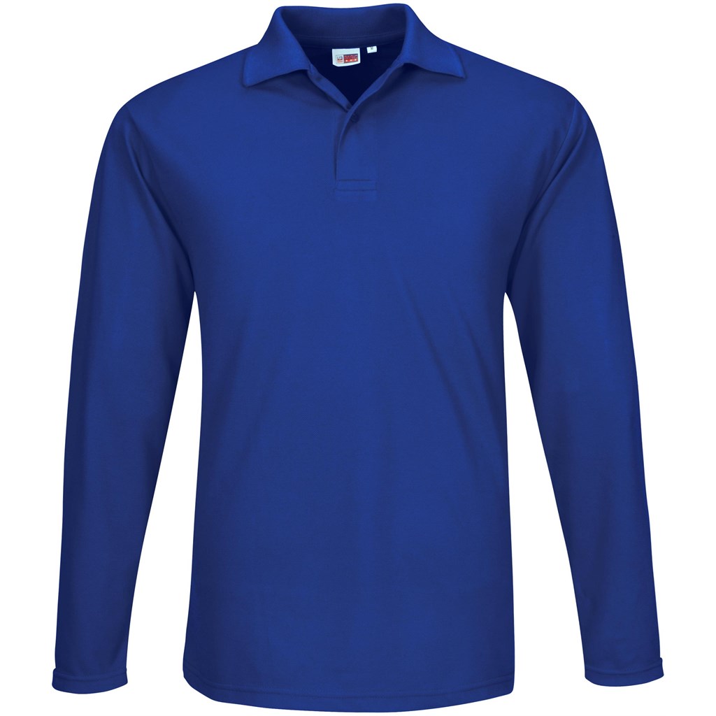 Mens Long Sleeve Elemental Golf Shirt - Image 7