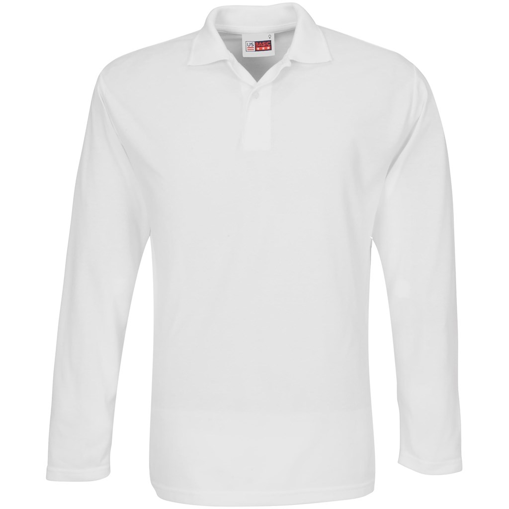 Mens Long Sleeve Elemental Golf Shirt - Image 4
