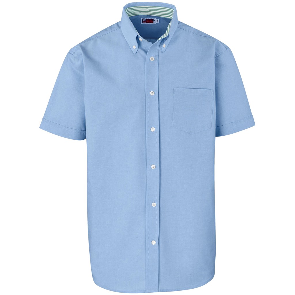 Mens Short Sleeve Aspen Shirt - Blue