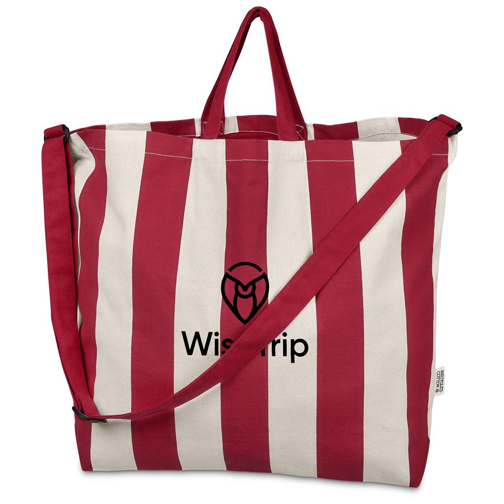 Okiyo Natsuri Recycled Cotton Canvas Large Beach Bag - Image 2
