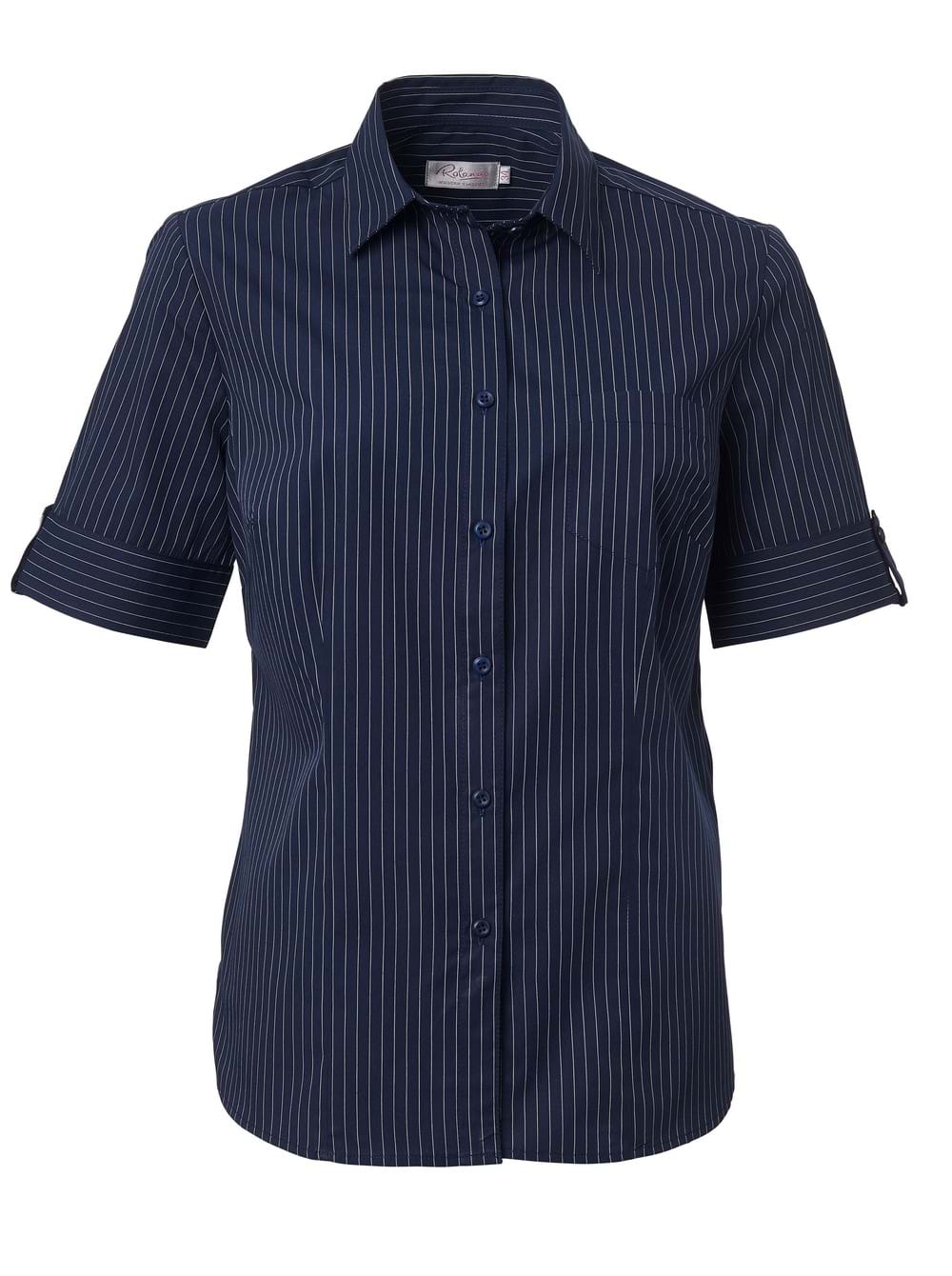 Angelique K202 S/S Blouse - Navy
