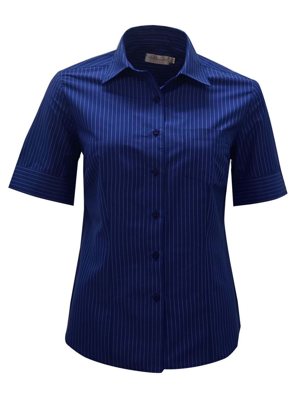 Angelique K202 S/S Blouse - Royal