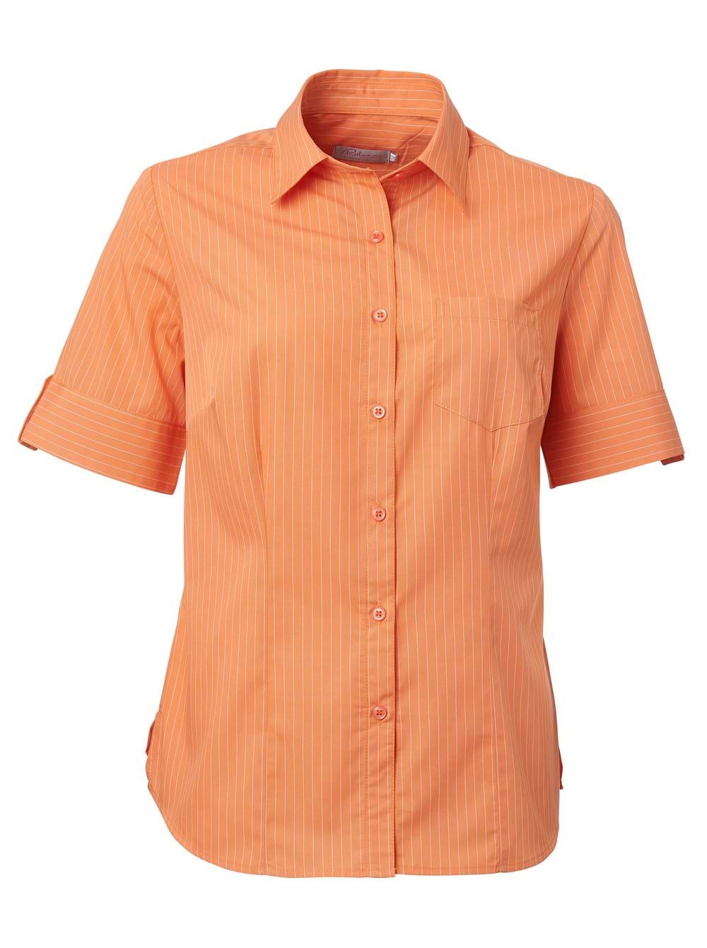 Angelique K202 S/S Blouse - Tangerine