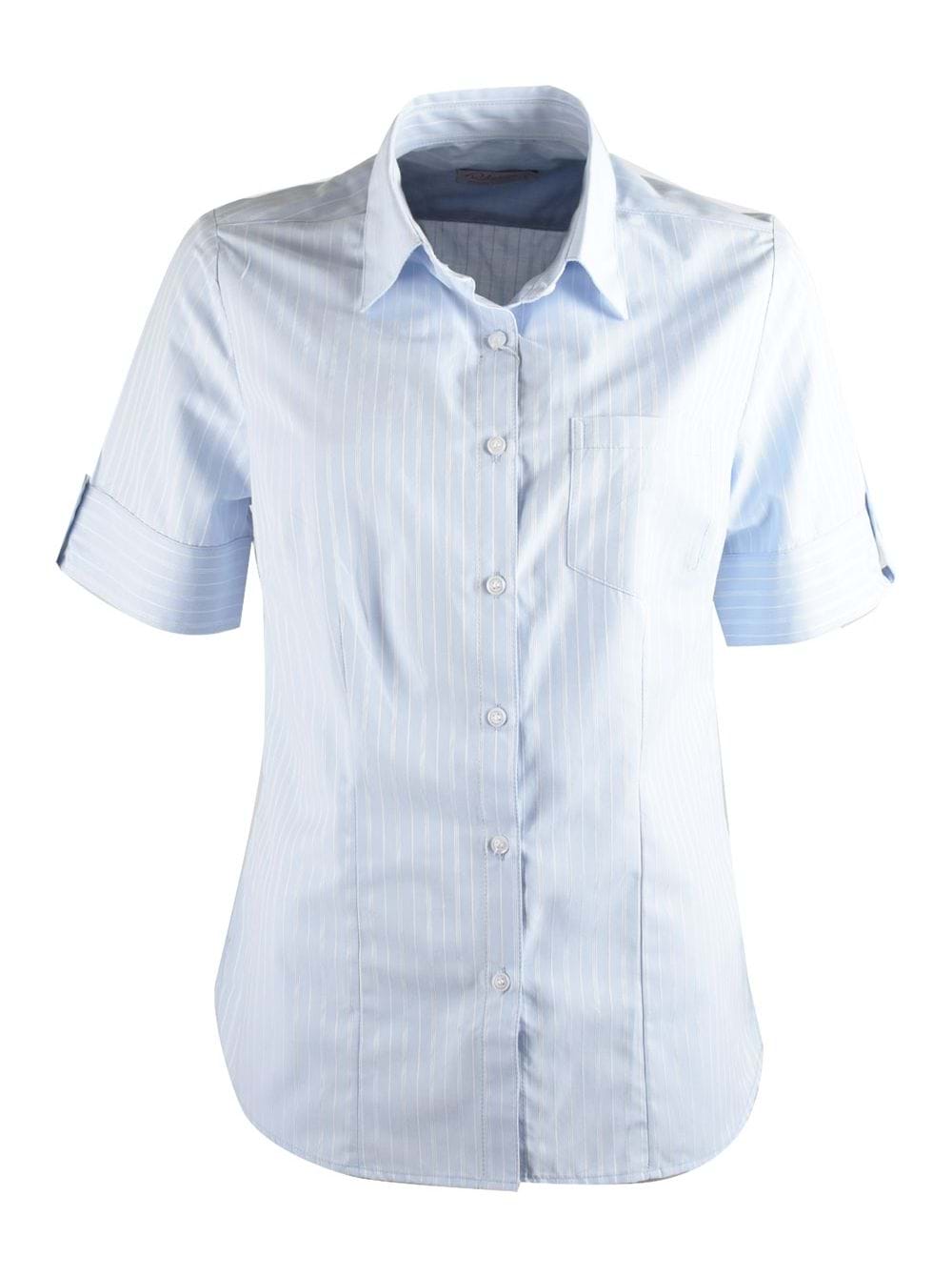 Angelique K206 S/S Blouse - Sky