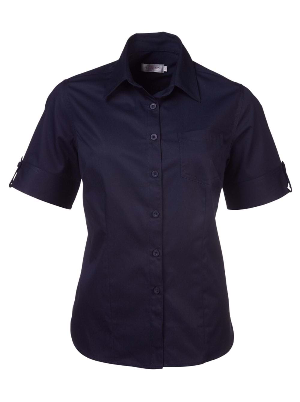 Angelique K207 S/S Blouse - Navy