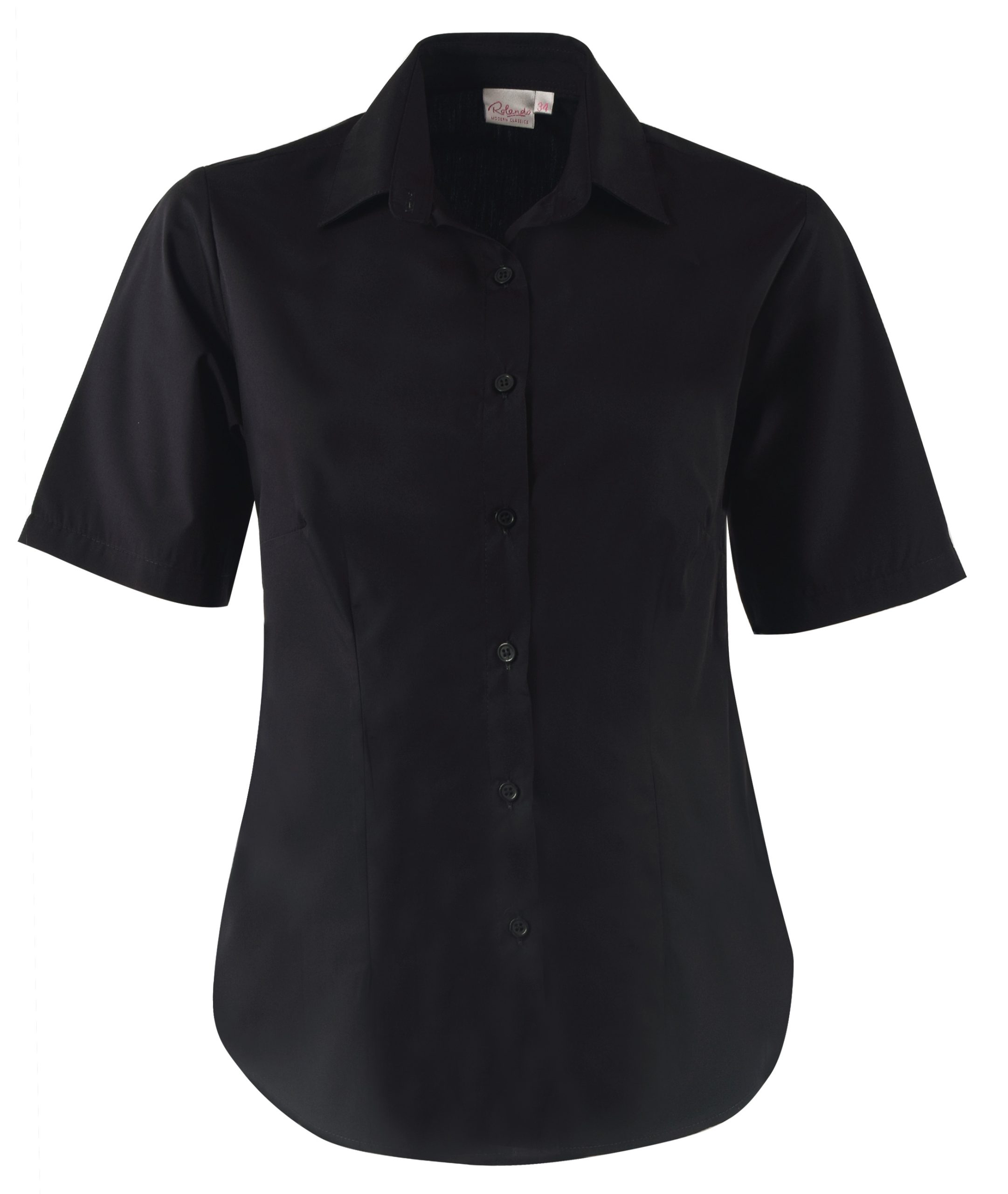 Cathy P070 S/S Blouse - Black
