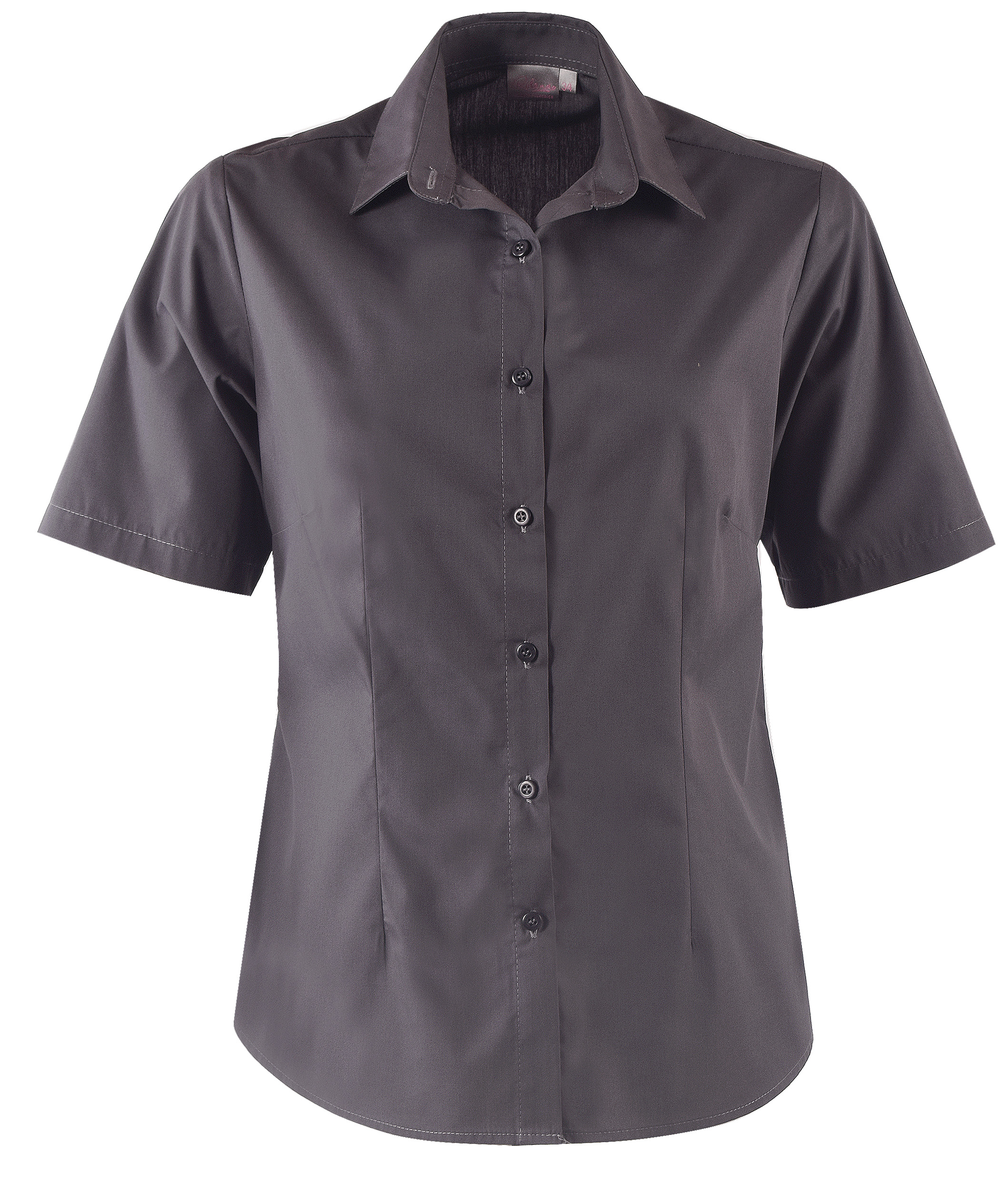 Cathy P070 S/S Blouse - Charcoal