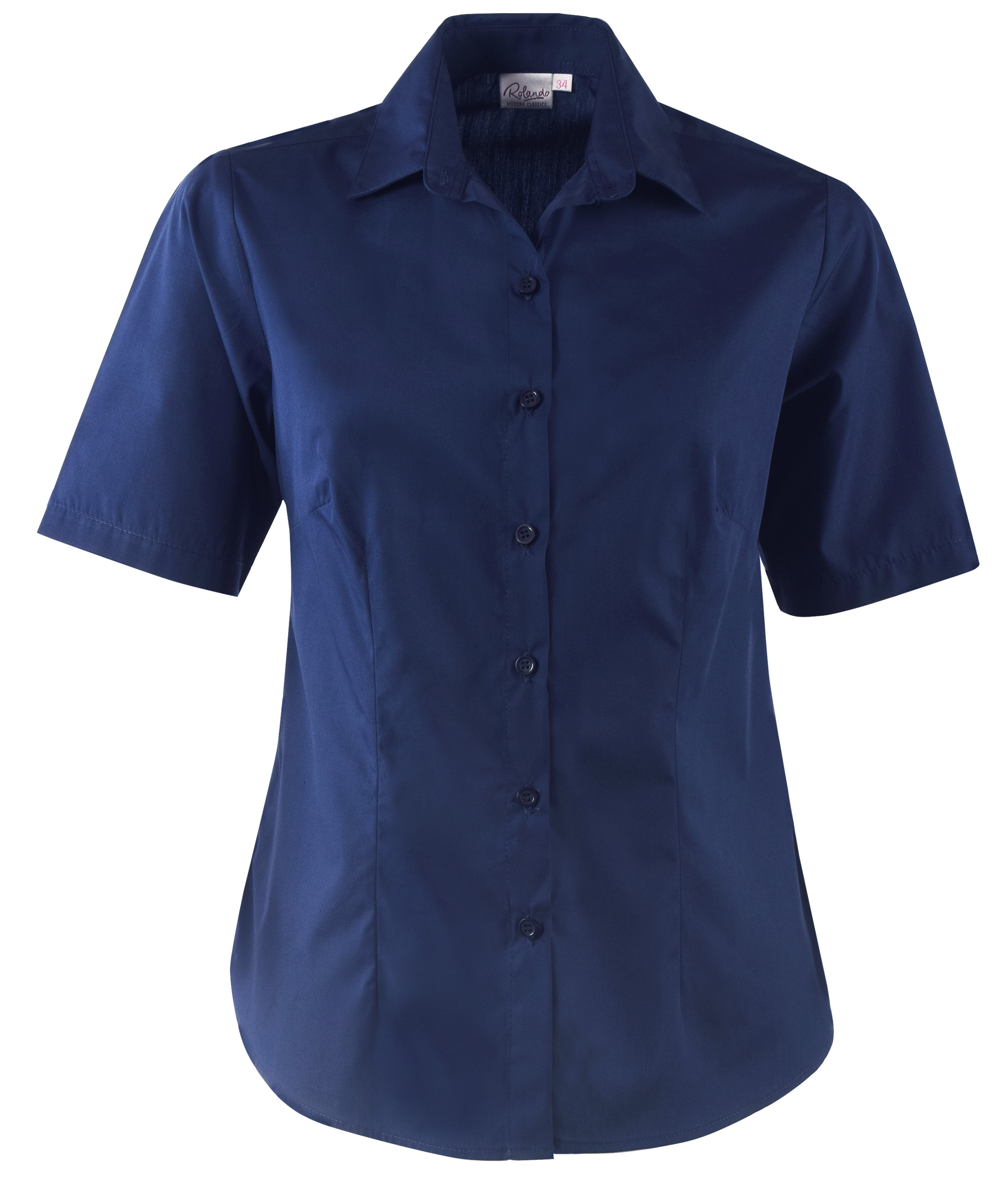 Cathy P070 S/S Blouse - Navy