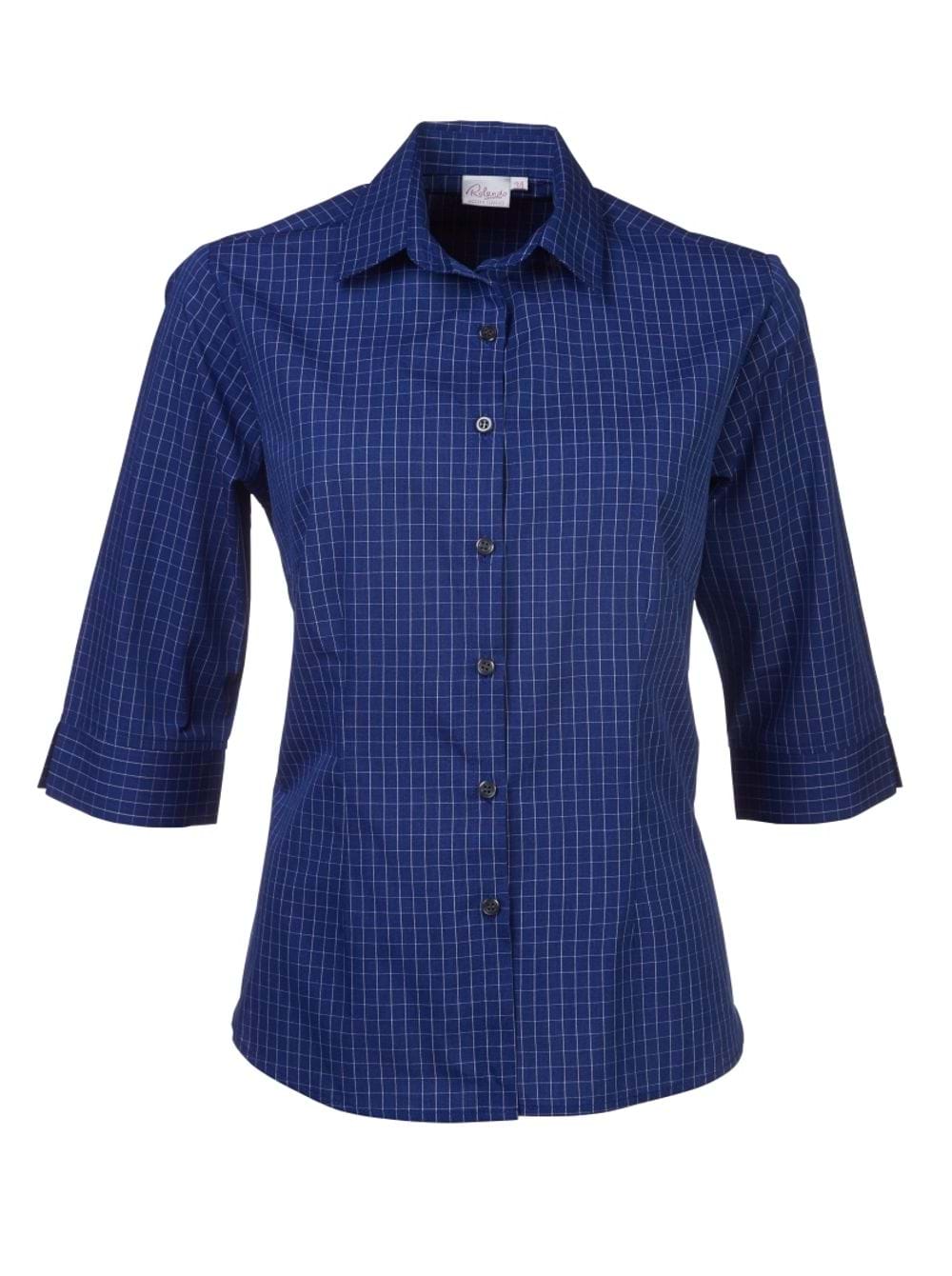 Cathy P04 3/4 Blouse - Airforce