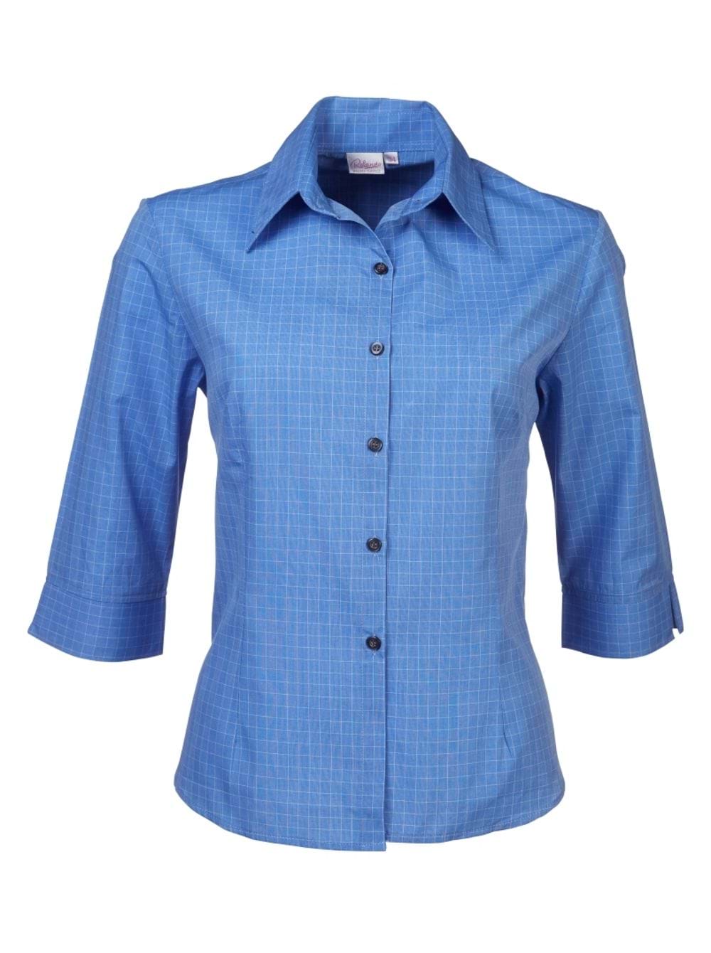 Cathy P04 3/4 Blouse - Sky