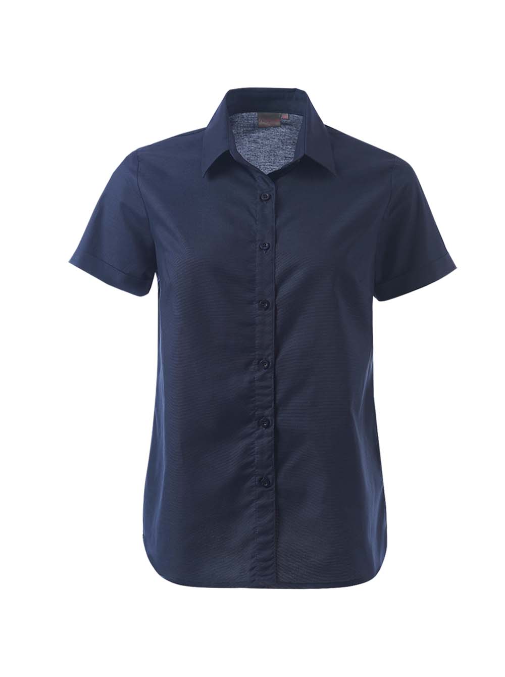 Ladies Tate Oxford K373 S/S Blouse - Navy
