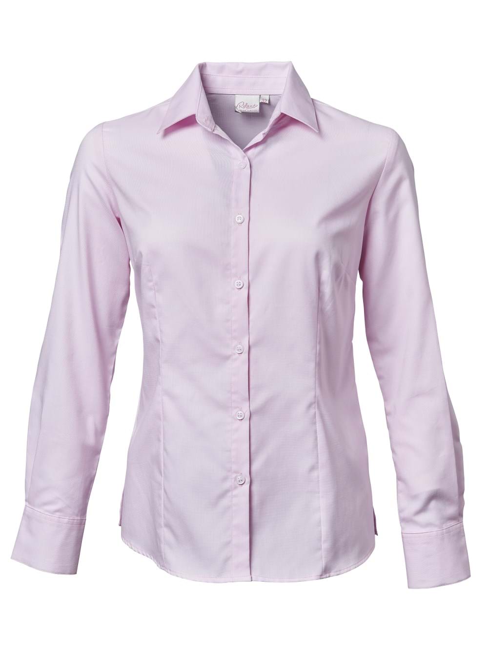 Ladies Oxford K373 L/S Blouse - Pink