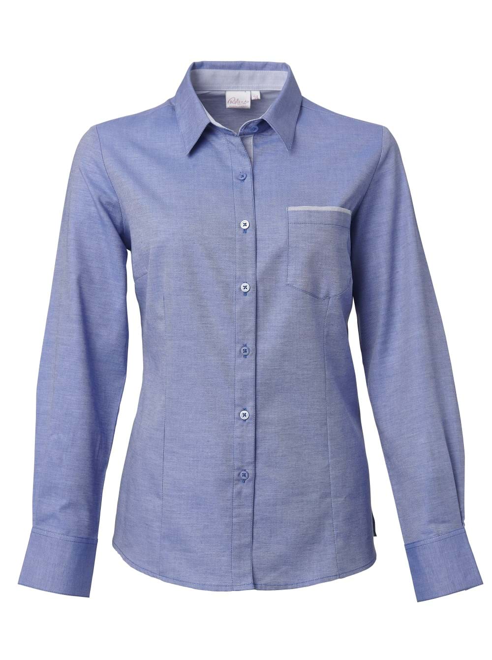 Ladies Miller K243 L/S Blouse - French Blue