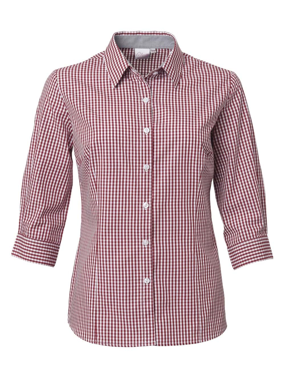 Ladies Kingsley K235 3/4 Blouse - Red