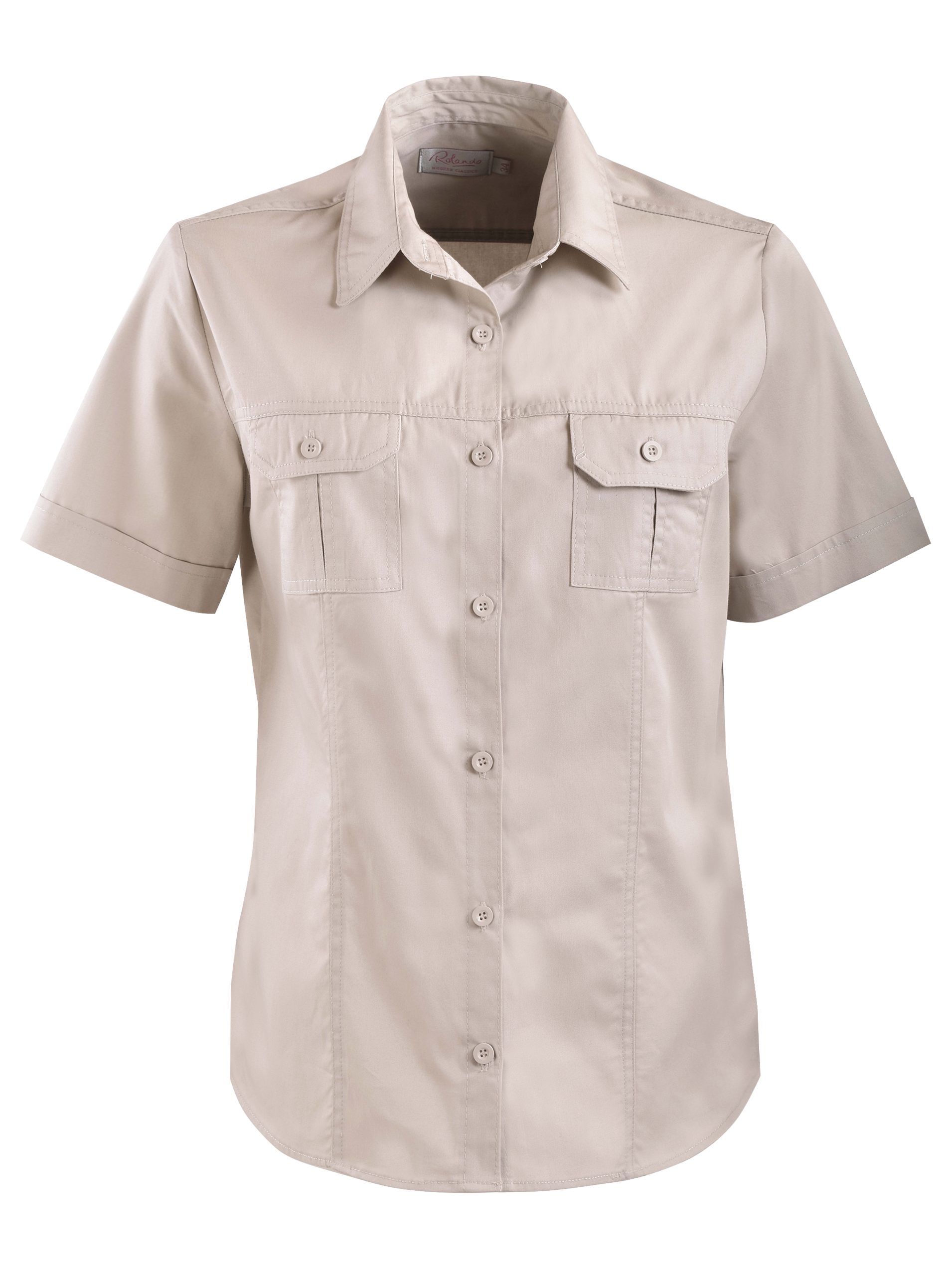 Ladies Forrest S/S Blouse - Stone