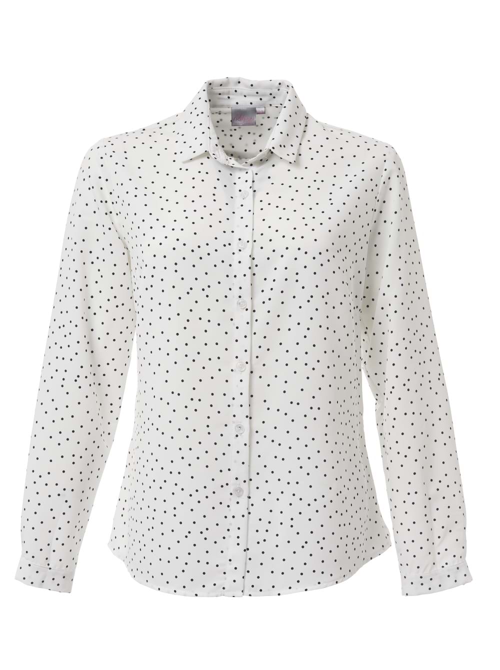 Georgia K228 L/S Blouse - Cream/Black