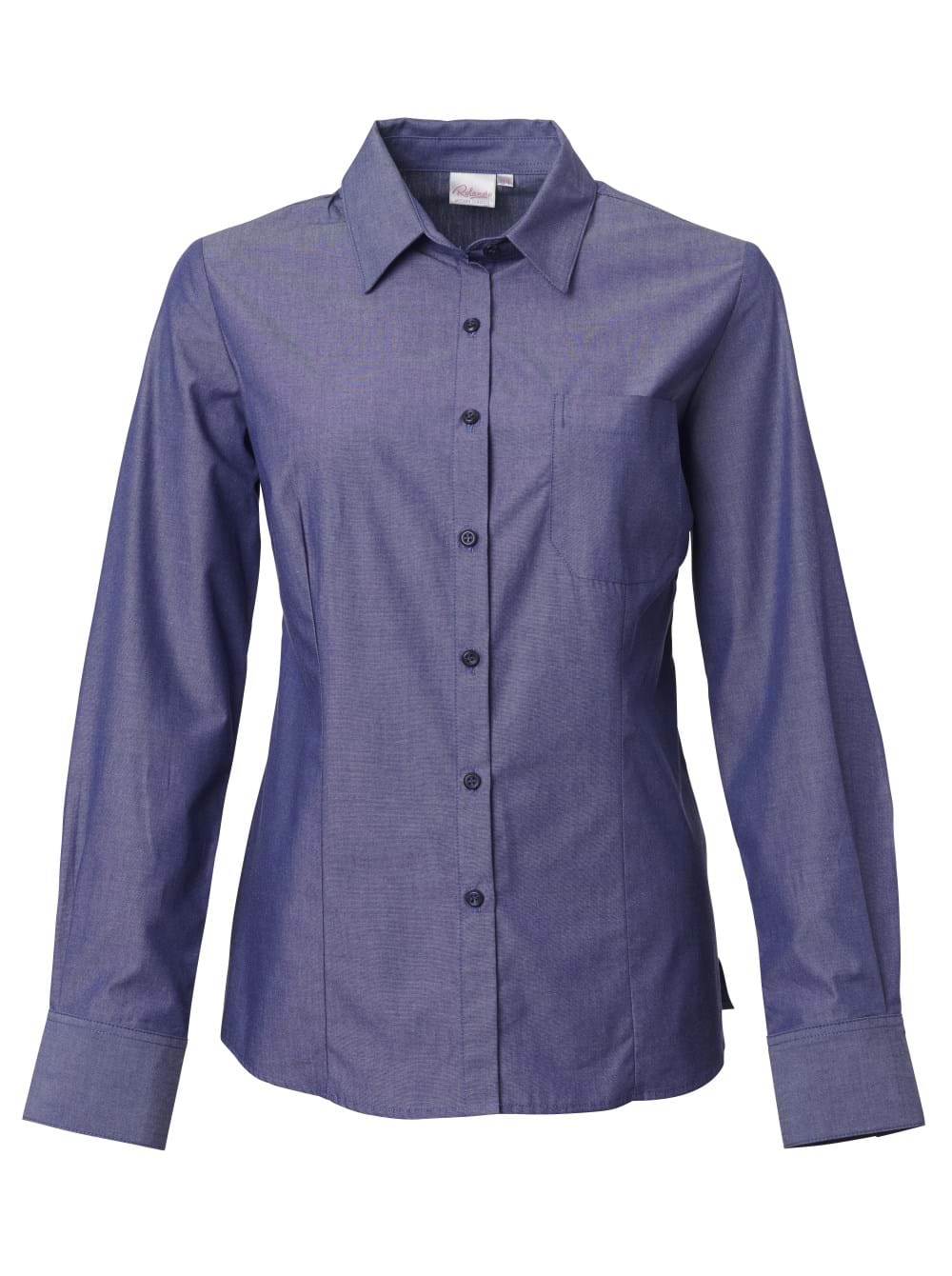 Ladies Avery K238 L/S Blouse - Indigo
