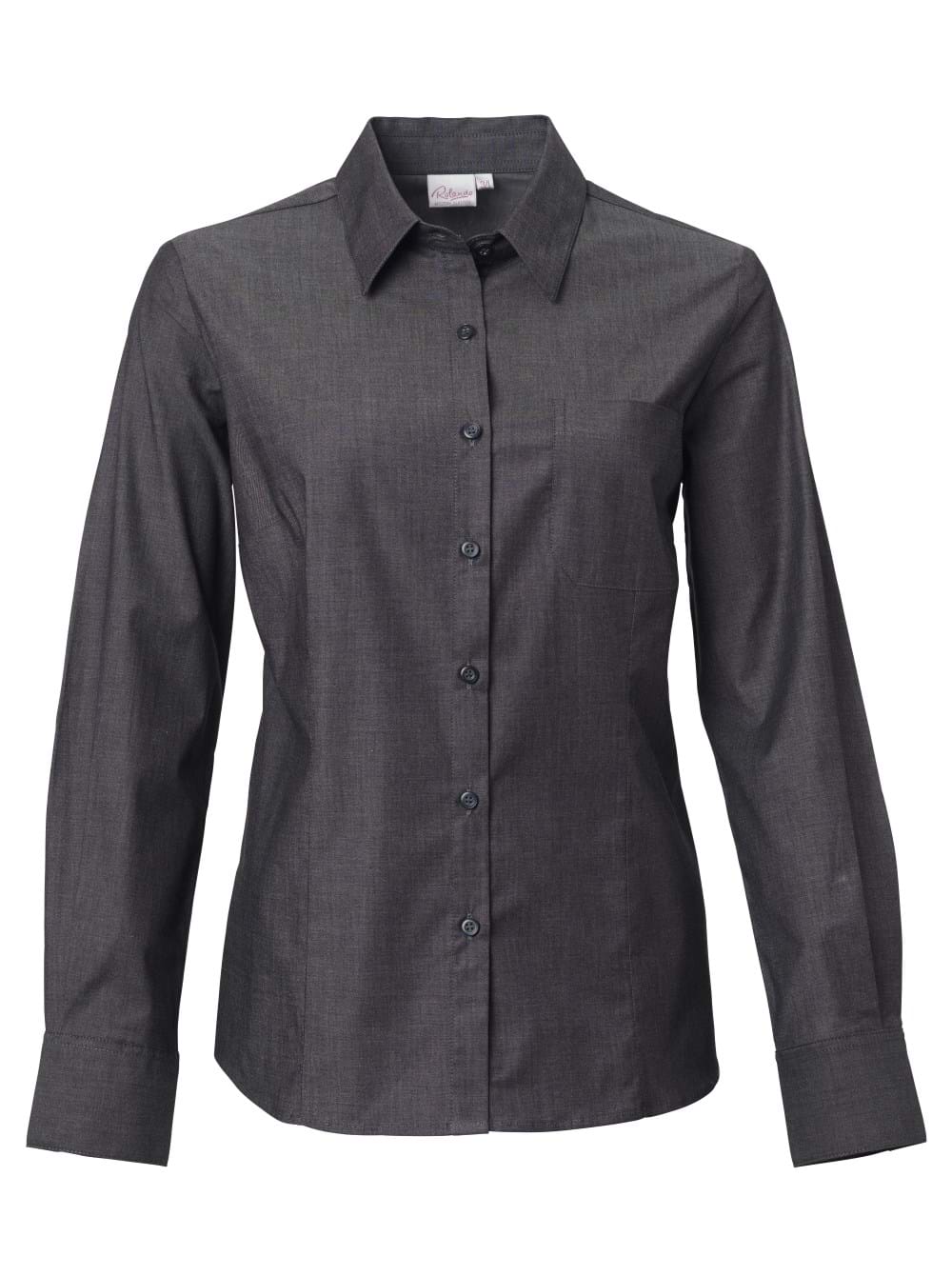 Ladies Avery K238 L/S BLouse - Slate
