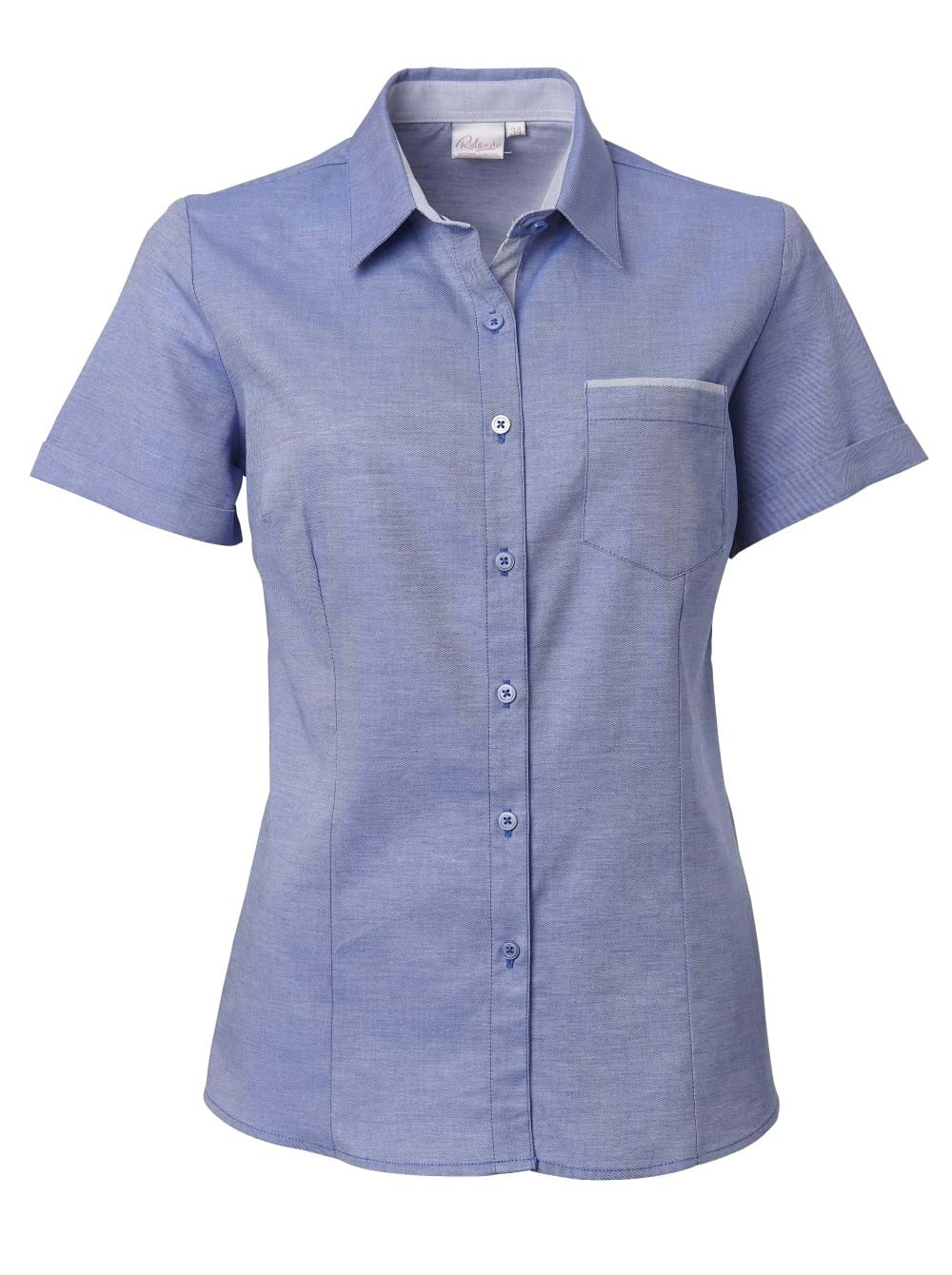 Ladies Miller K243 S/S Blouse - French blue