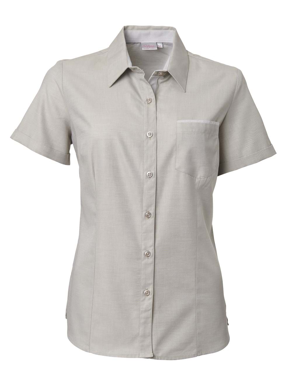 Ladies Miller K243 S/S Blouse - Stone