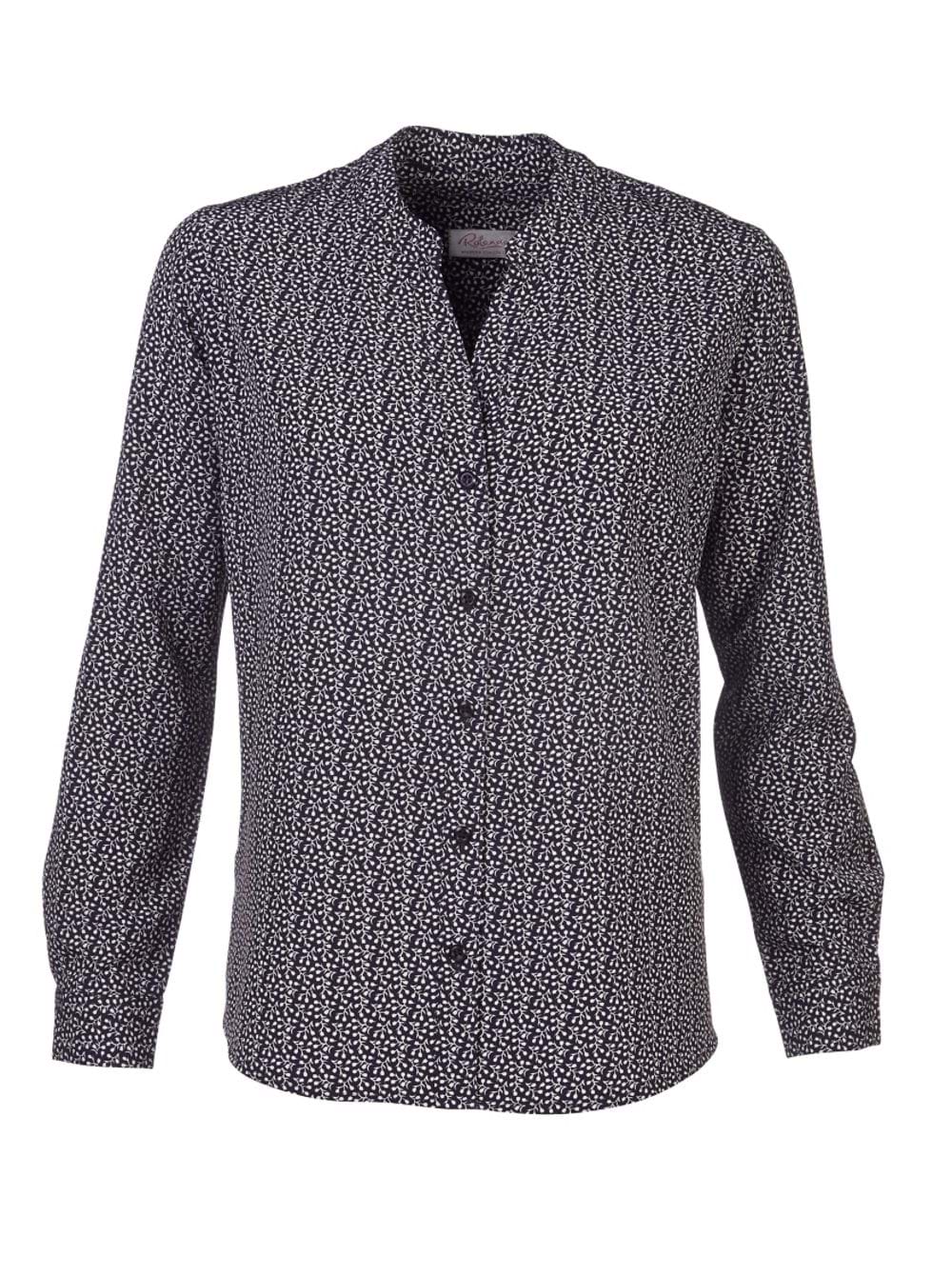 Milla K221 L/S Blouse - Navy
