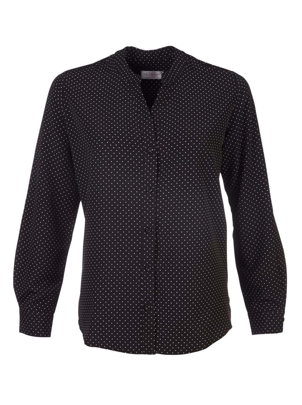 Milla K222 L/S Blouse - Black