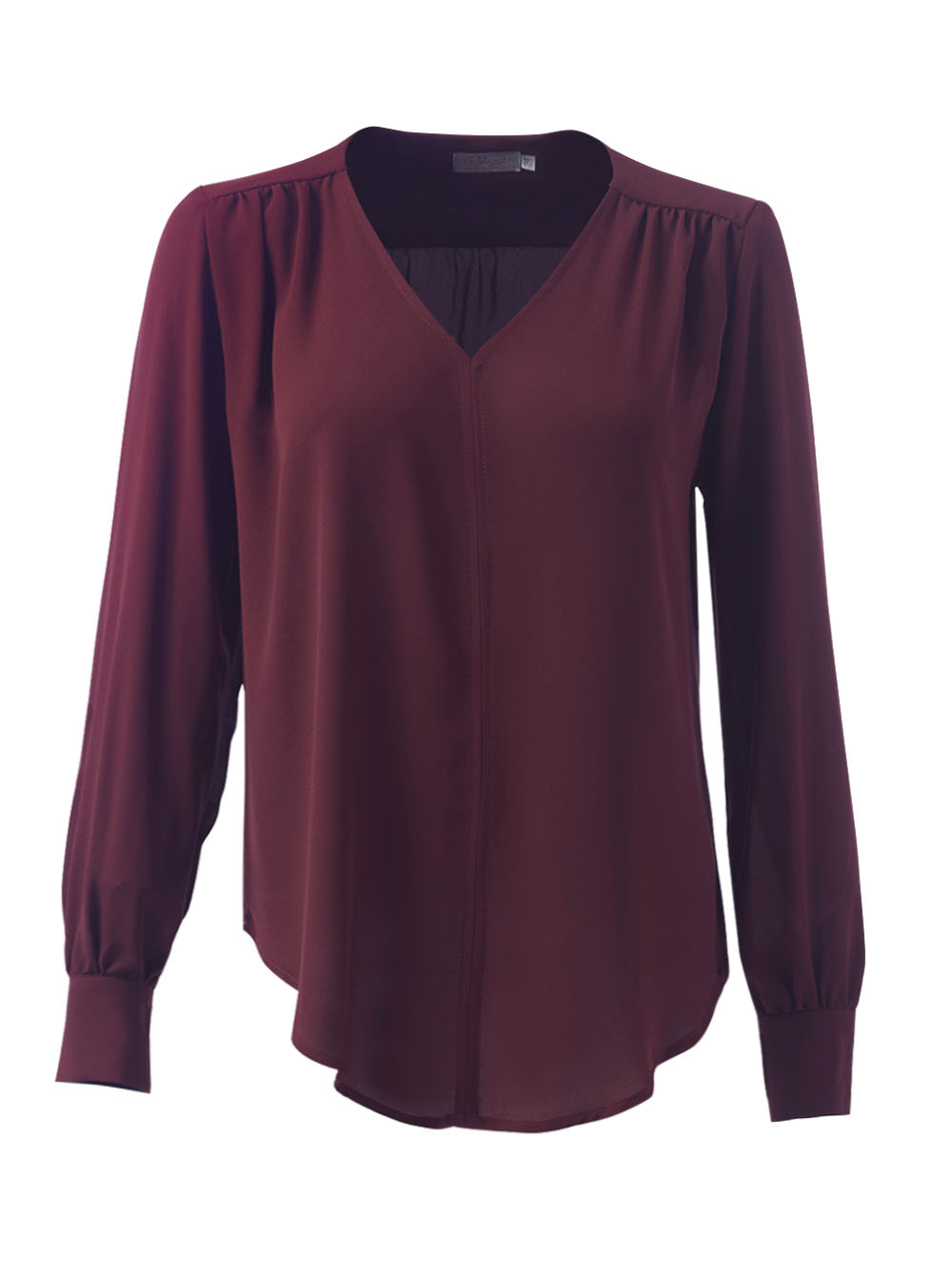Morgan K261 L/S Blouse - Burgandy