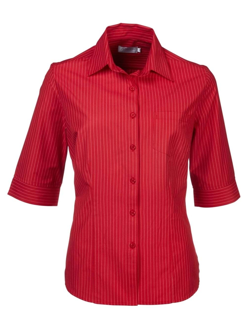 Wendy K202 3/4 Blouse - Red