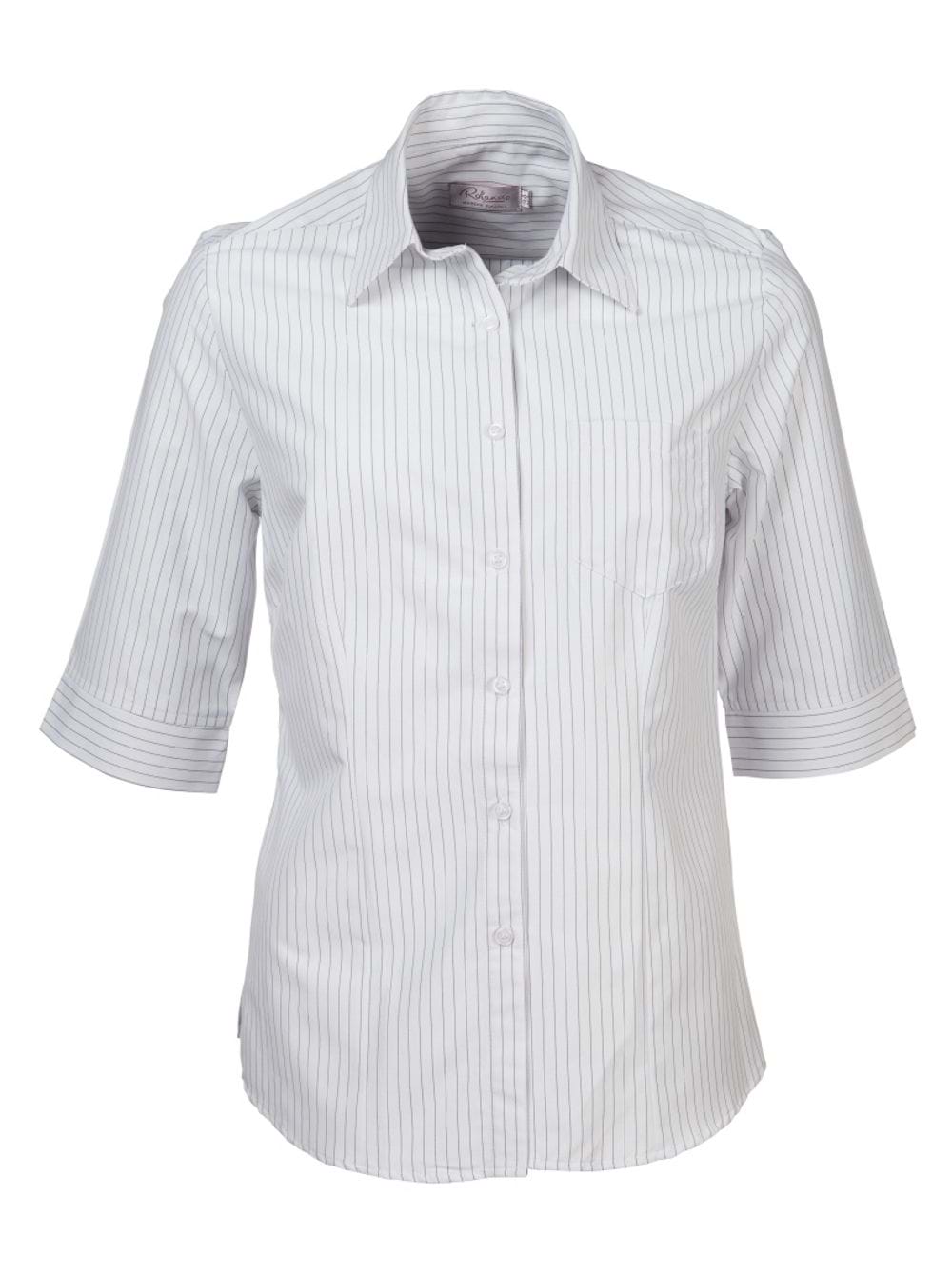Wendy K202 3/4 Blouse - White