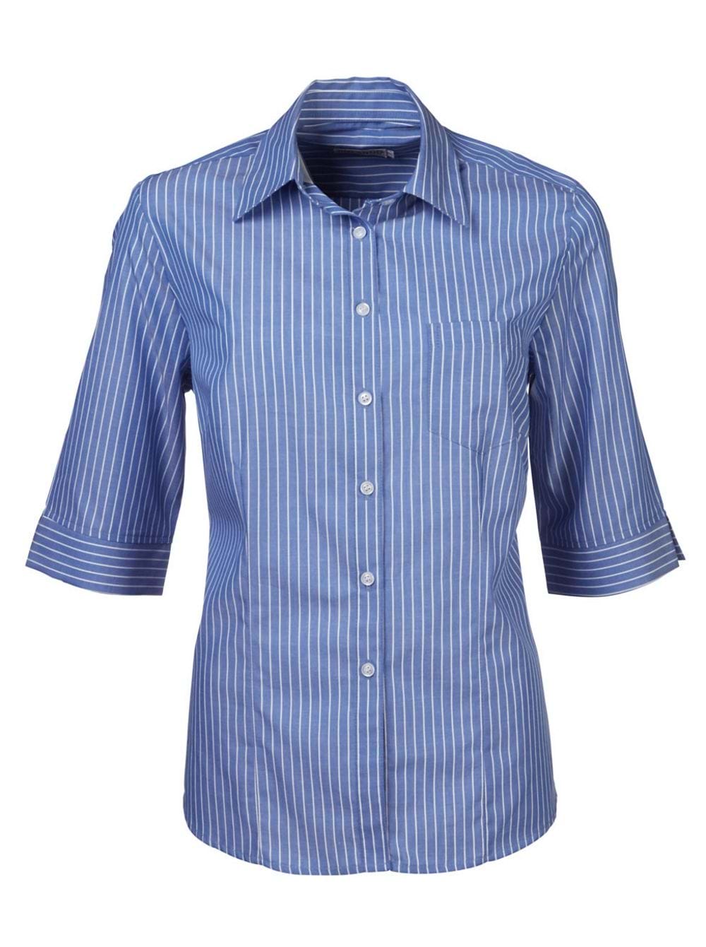 Wendy N04 3/4 Blouse - French blue